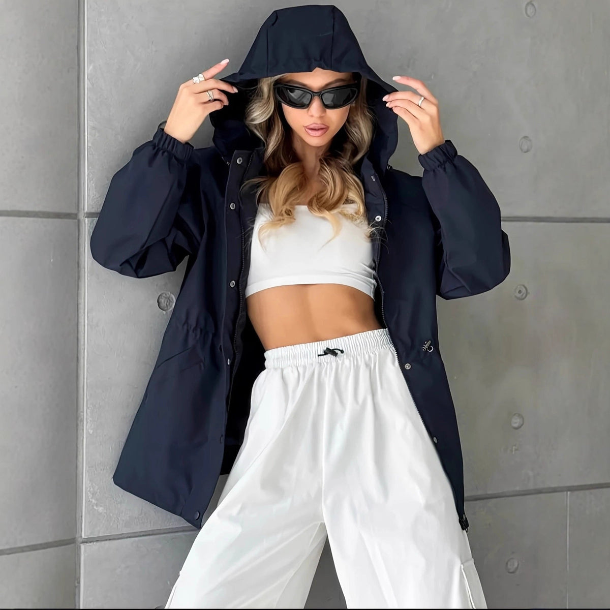 Veste d'extérieur légère et fonctionnelle pour femmes