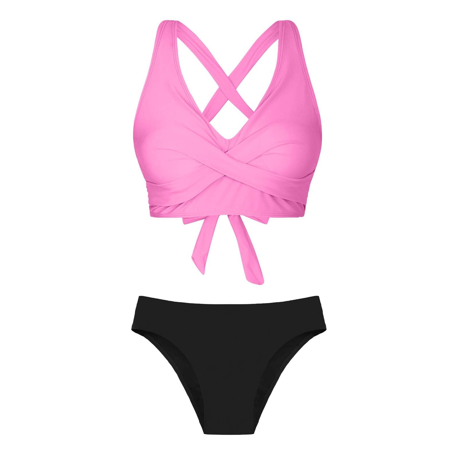 Maillot de bain deux pièces pour femmes avec design floral R&B