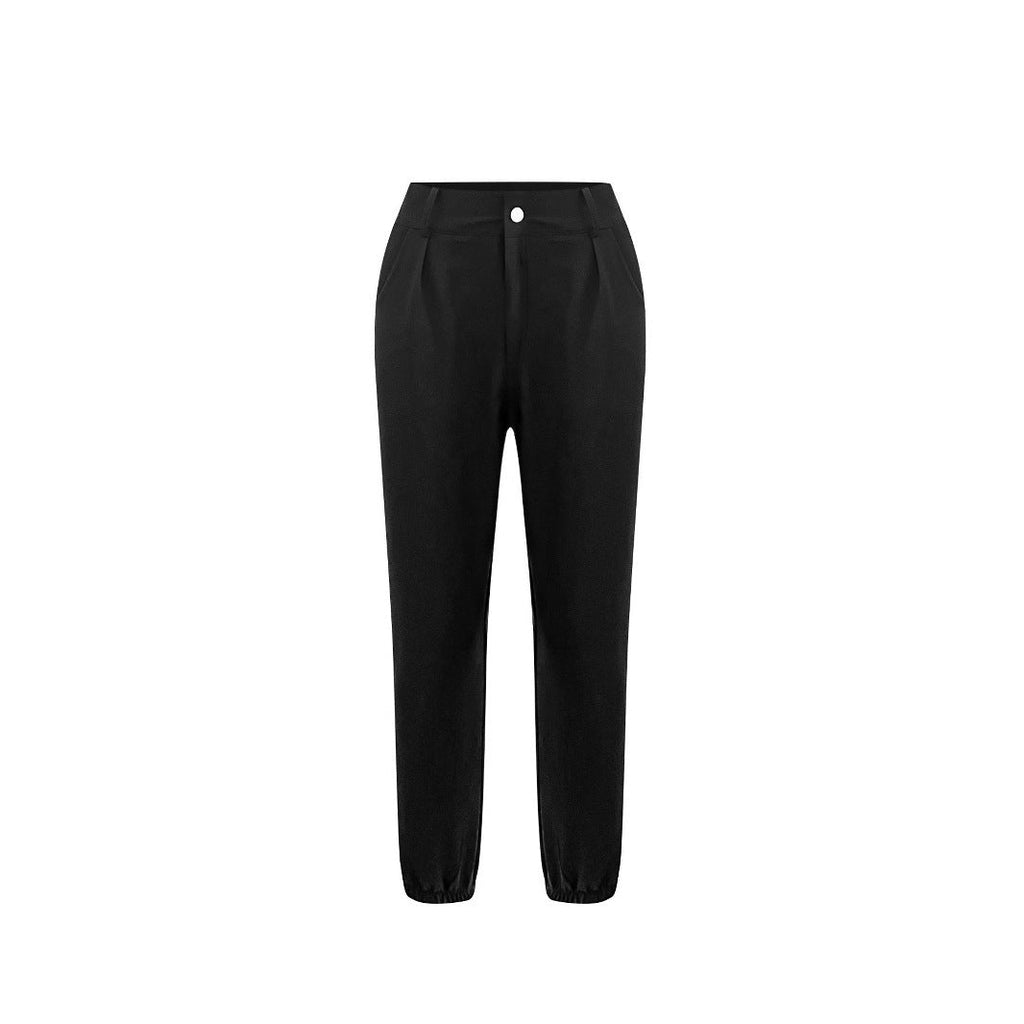 Pantalon chino taille haute pour femmes avec ourlet étroit Echoarchiv