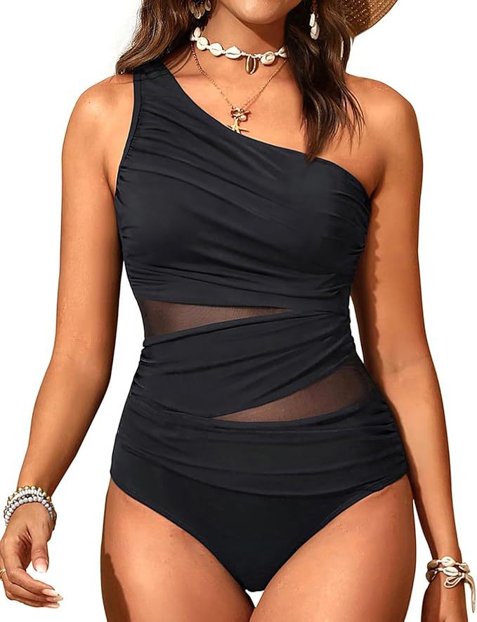Maillot de bain élégant pour femmes avec coupe asymétrique R&B
