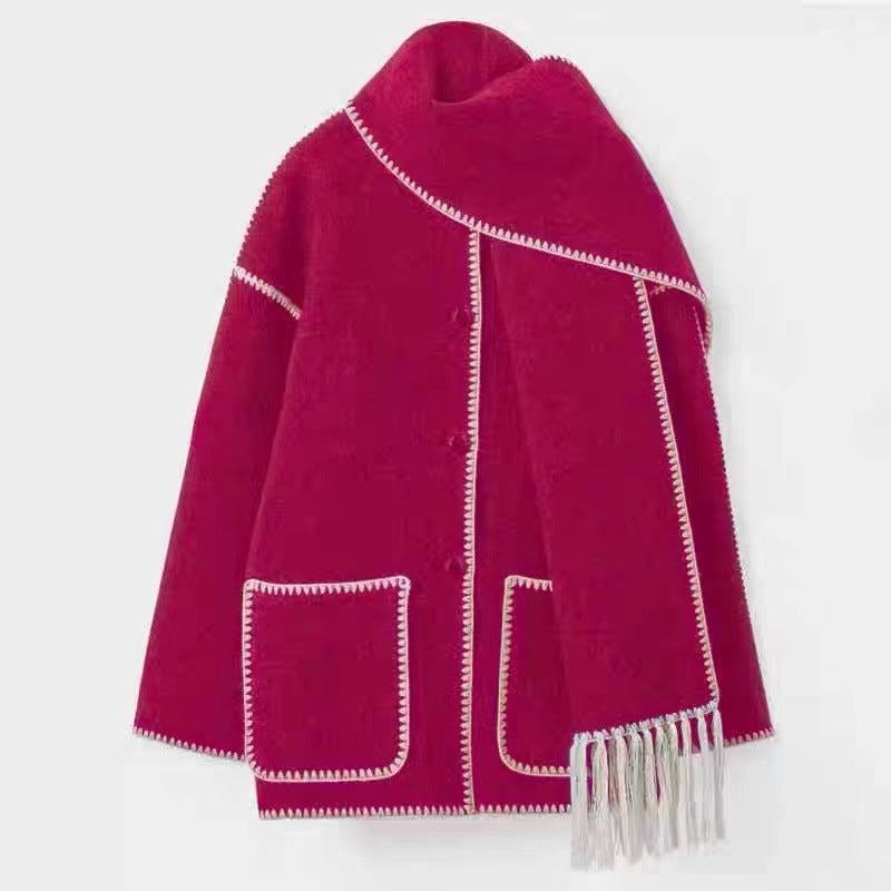 Manteau en laine élégant et confortable pour femmes