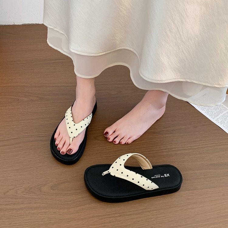 Sandales pour femmes à design à pois R&B