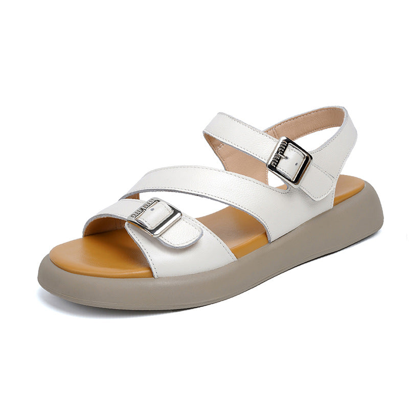 Sandales à brides confortables pour femmes avec boucles réglables Heidi-Mode