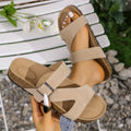 Sandales confortables pour femmes avec des brides réglables et semelle anatomique R&B