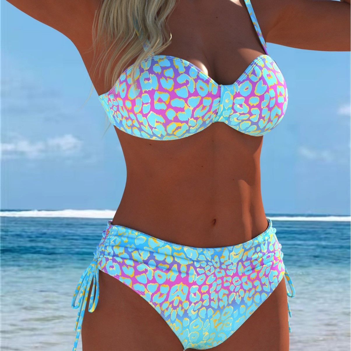 Bikini balconnet femme avec lien latéral R&B