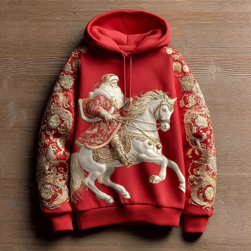 Pull à capuche créatif pour femmes avec motif squelette et Noël Echoarchiv