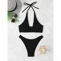 Bikini Femme Taille Haute avec Nœuds Décoratifs Echo Archiv