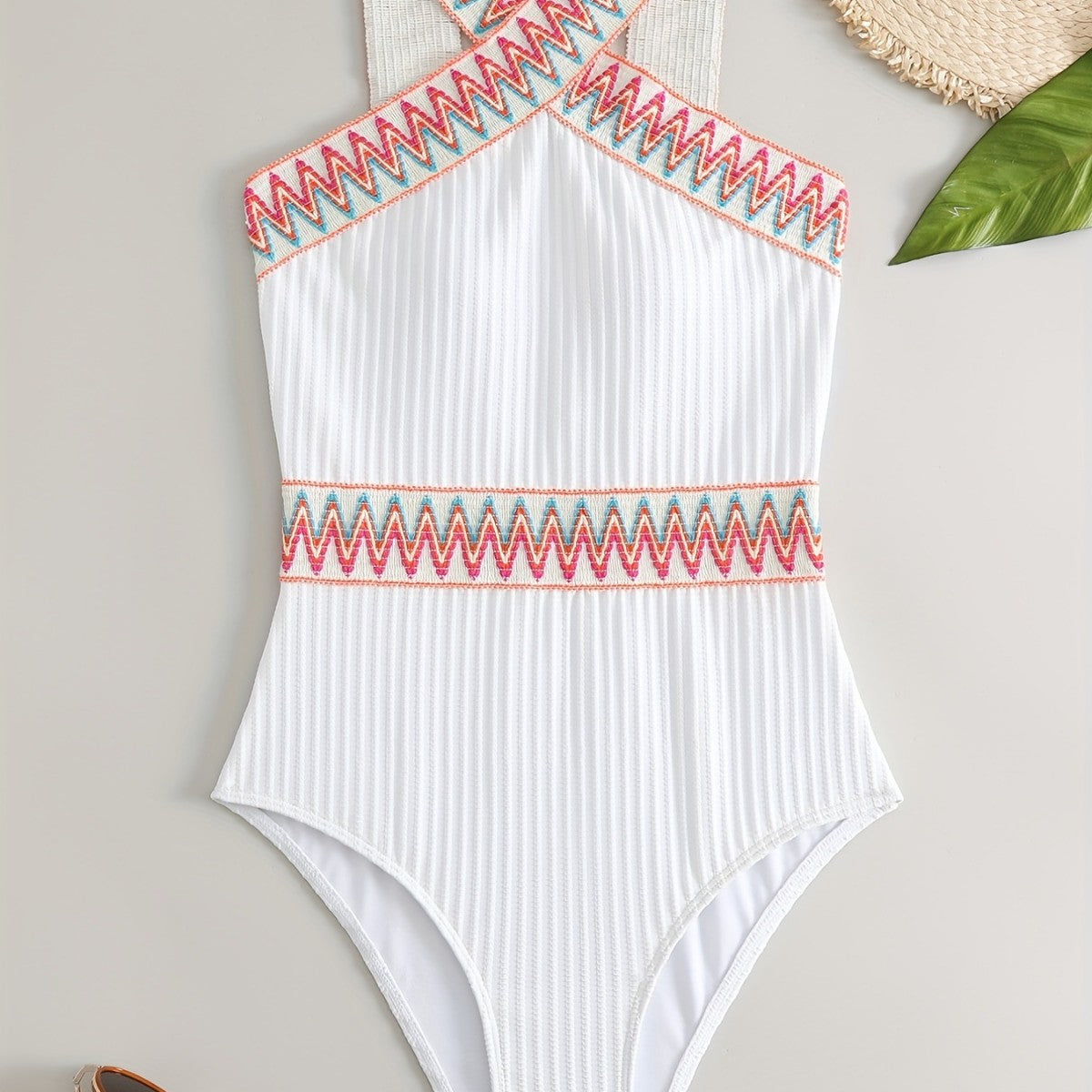 Maillot de bain sportif pour femmes avec taille haute R&B