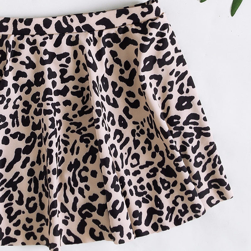 Ensemble bikini avec jupe pour femmes à motif animal R&B
