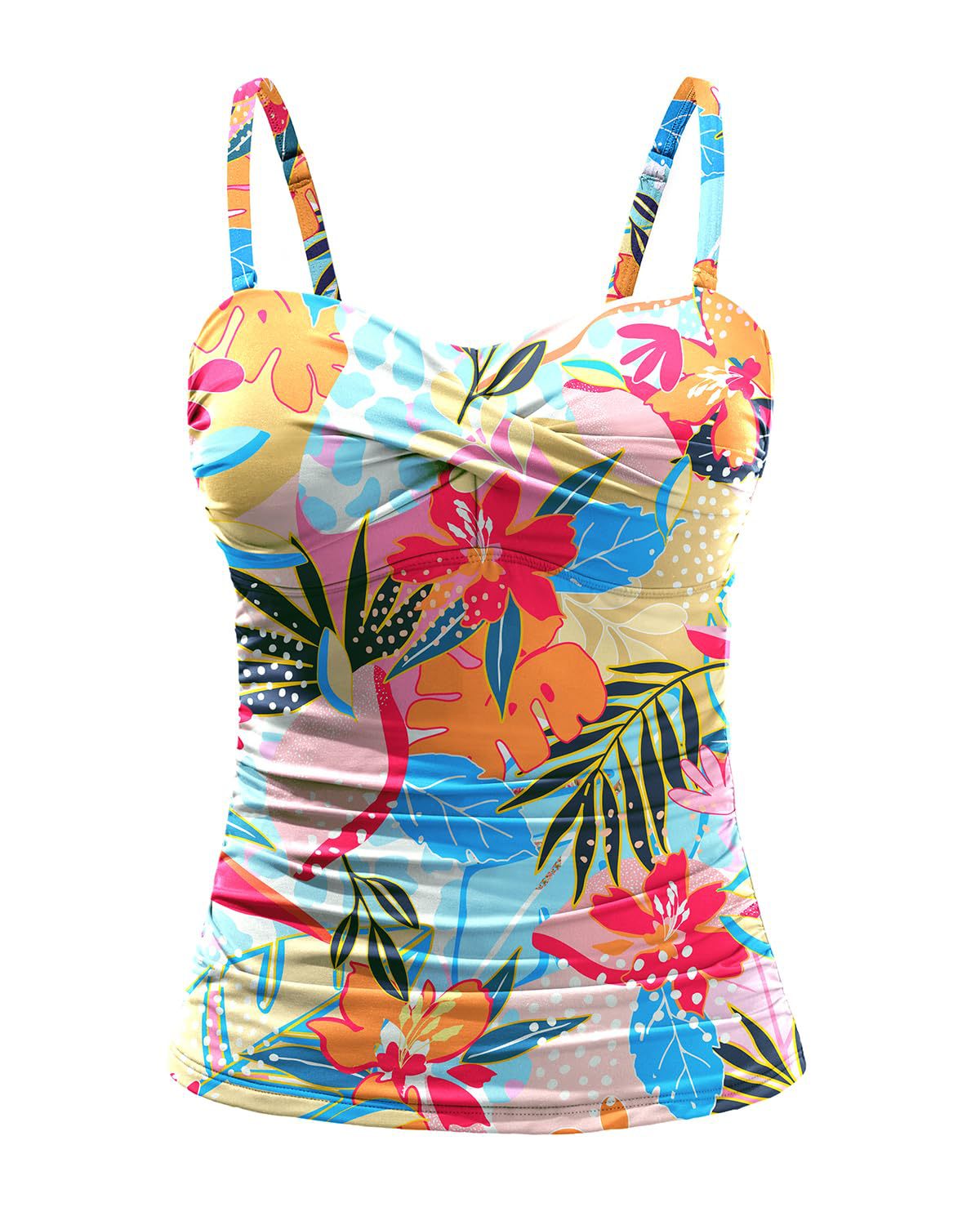 Tankini femme avec un design enroulé élégant R&B