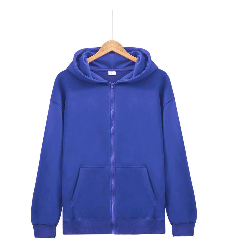 Hoodie unisexe nan léger avec fermeture éclair, en French-Terry gratté à l'intérieur, coutures plates et poches kangourou Echo Archiv