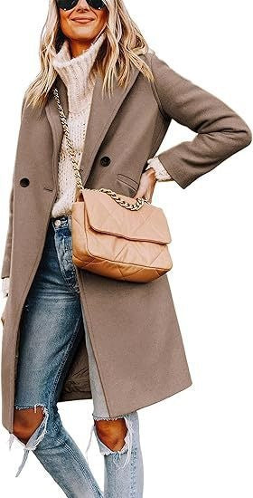 Manteau en Laine Élégant pour Femmes