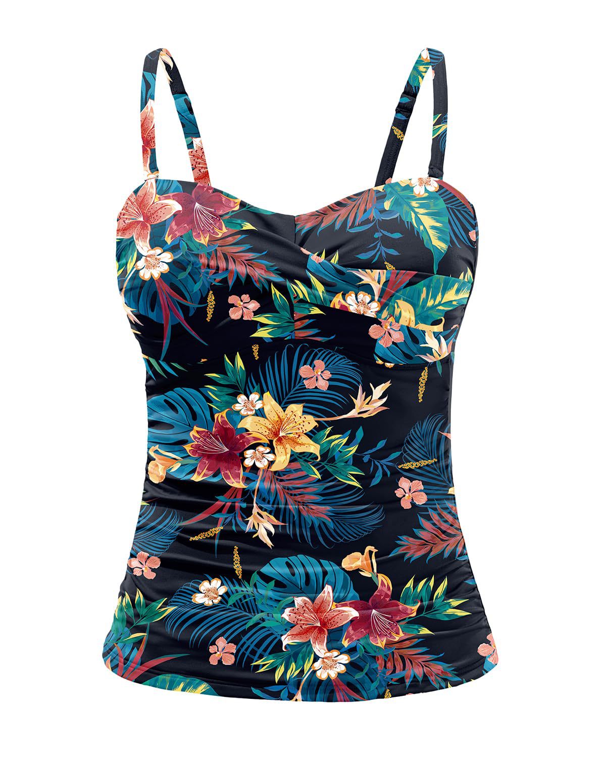 Tankini femme avec un design enroulé élégant R&B