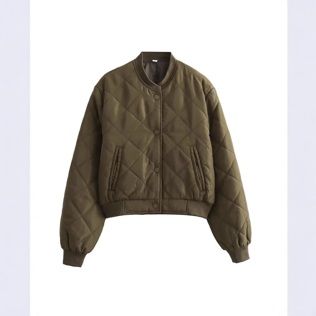 Veste matelassée à motifs pour femmes