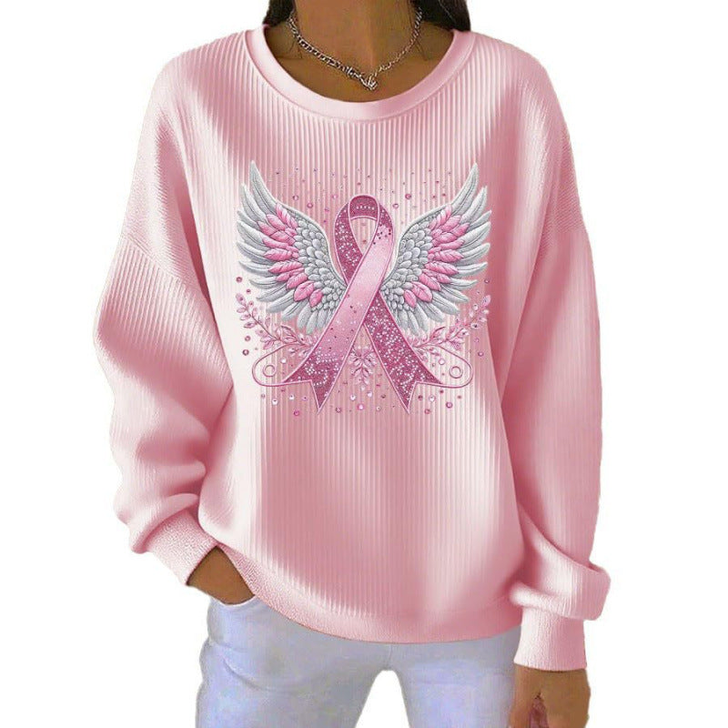 Sweat-shirt confortable pour femmes avec inscription marquante Echoarchiv