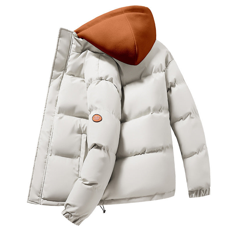 Veste à capuche matelassée pour hommes