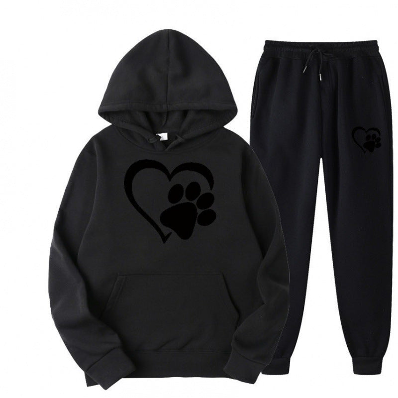 Ensemble de Sweat à Capuche et Pantalon de Jogging Douillet pour Femmes Echoarchiv