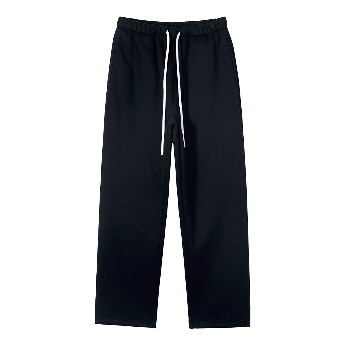 Pantalon de détente large pour femmes avec ceinture de confort élastique, cordon de contraste et jambe droite Echo Archiv