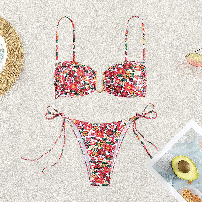 Bikini push-up pour femmes avec bretelles réglables et coupe élégante R&B