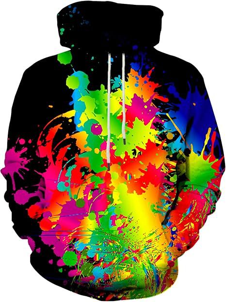 Hoodie coloré pour femmes avec motifs créatifs Echoarchiv
