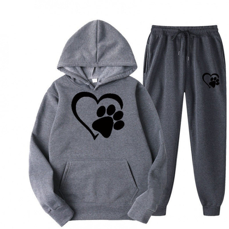 Ensemble de Sweat à Capuche et Pantalon de Jogging Douillet pour Femmes Echoarchiv
