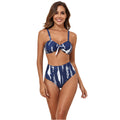 Ensemble de bikini taille haute pour femmes avec détail de nœud ludique R&B