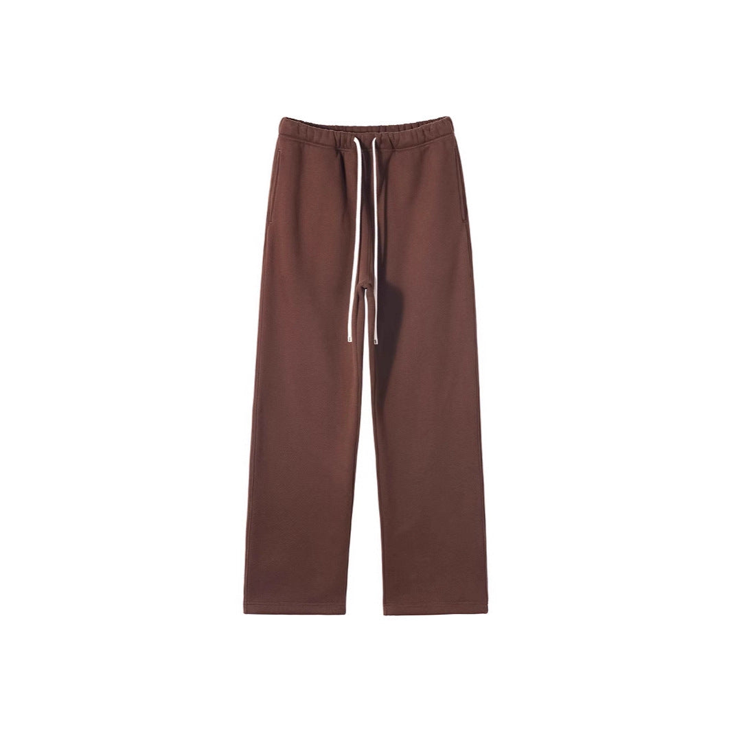 Pantalon de détente large pour femmes avec ceinture de confort élastique, cordon de contraste et jambe droite Echo Archiv