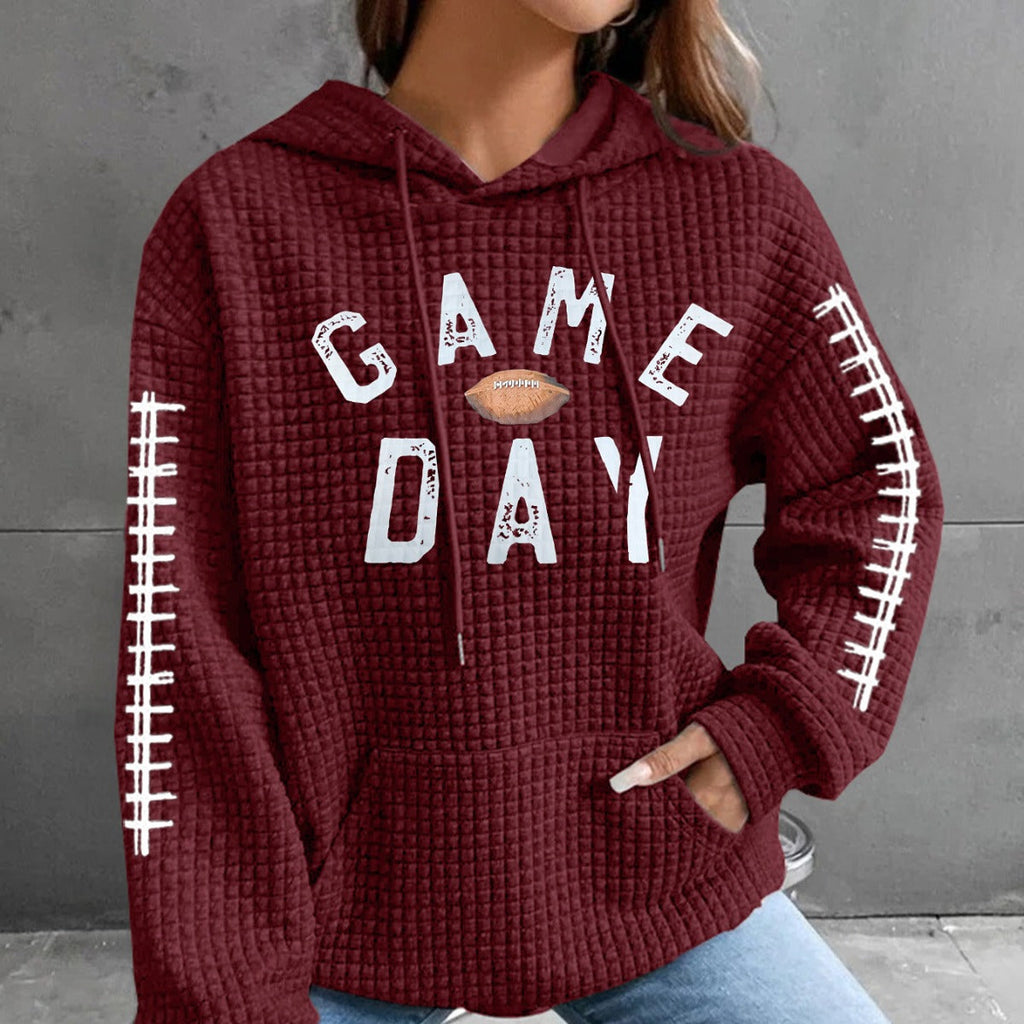 Sweat à capuche pour femmes avec design brodé