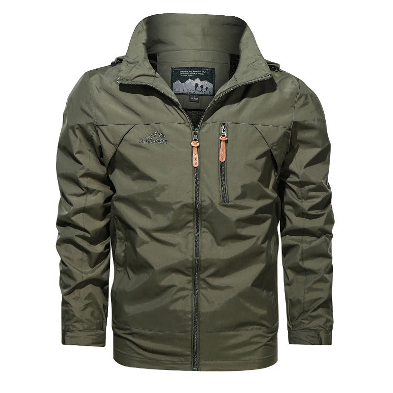 Veste d'extérieur légère pour hommes Windbreaker avec revêtement déperlant et doublure en mesh respirant Echo Archiv