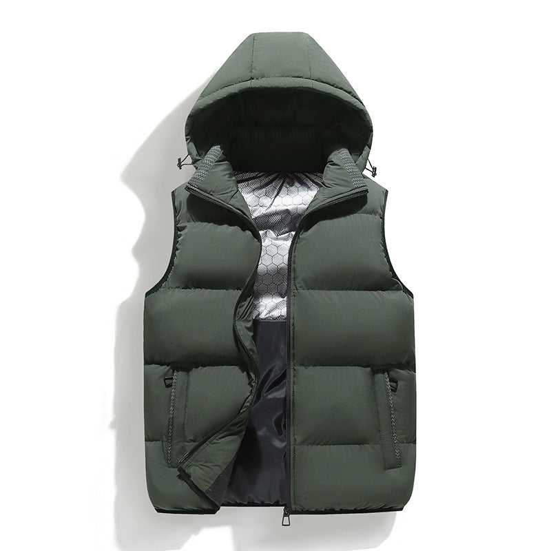 Veste Matelassée pour Hommes avec Capuche