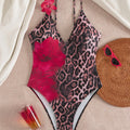 Maillot de bain une pièce pour femme avec design animal et accents floraux R&B