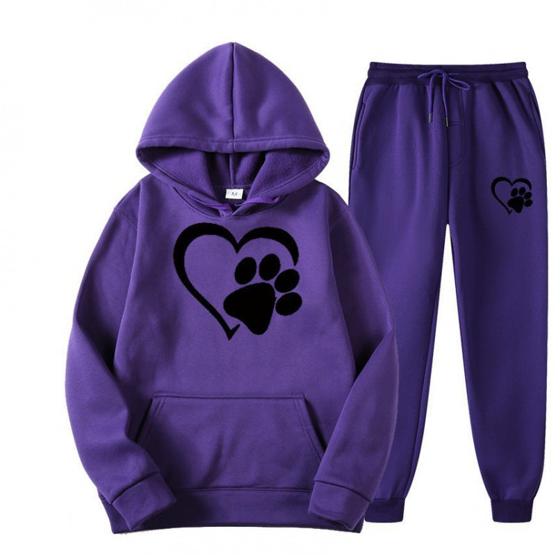 Ensemble de Sweat à Capuche et Pantalon de Jogging Douillet pour Femmes Echoarchiv