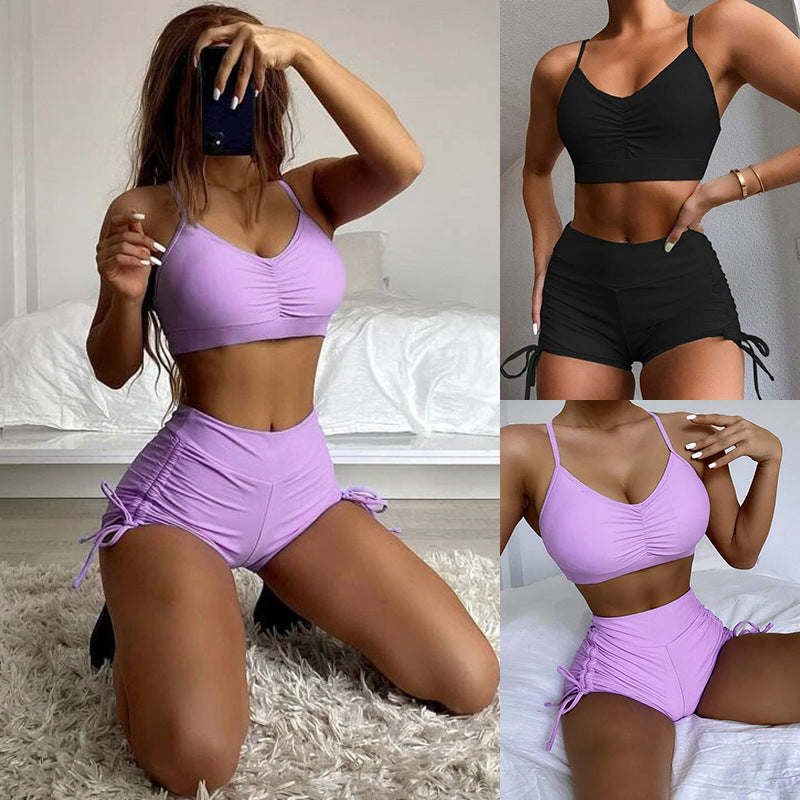 Ensemble de bikini de sport de haute qualité pour femmes avec détail noué Echo Archiv