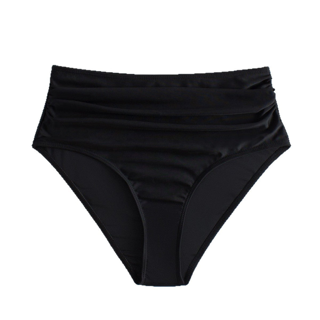 Culotte de bikini taille haute pour femmes avec des détails de volants raffinés Echo Archiv