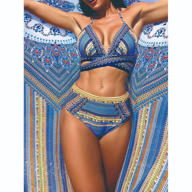 Ensemble de bikini haut de gamme pour femmes avec motif unique R&B