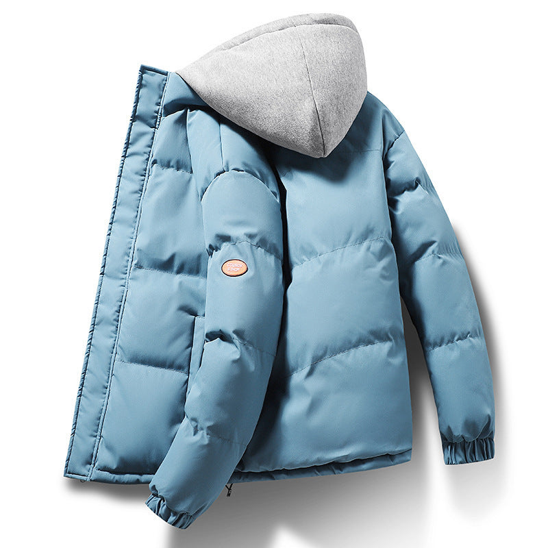 Veste à capuche matelassée pour hommes