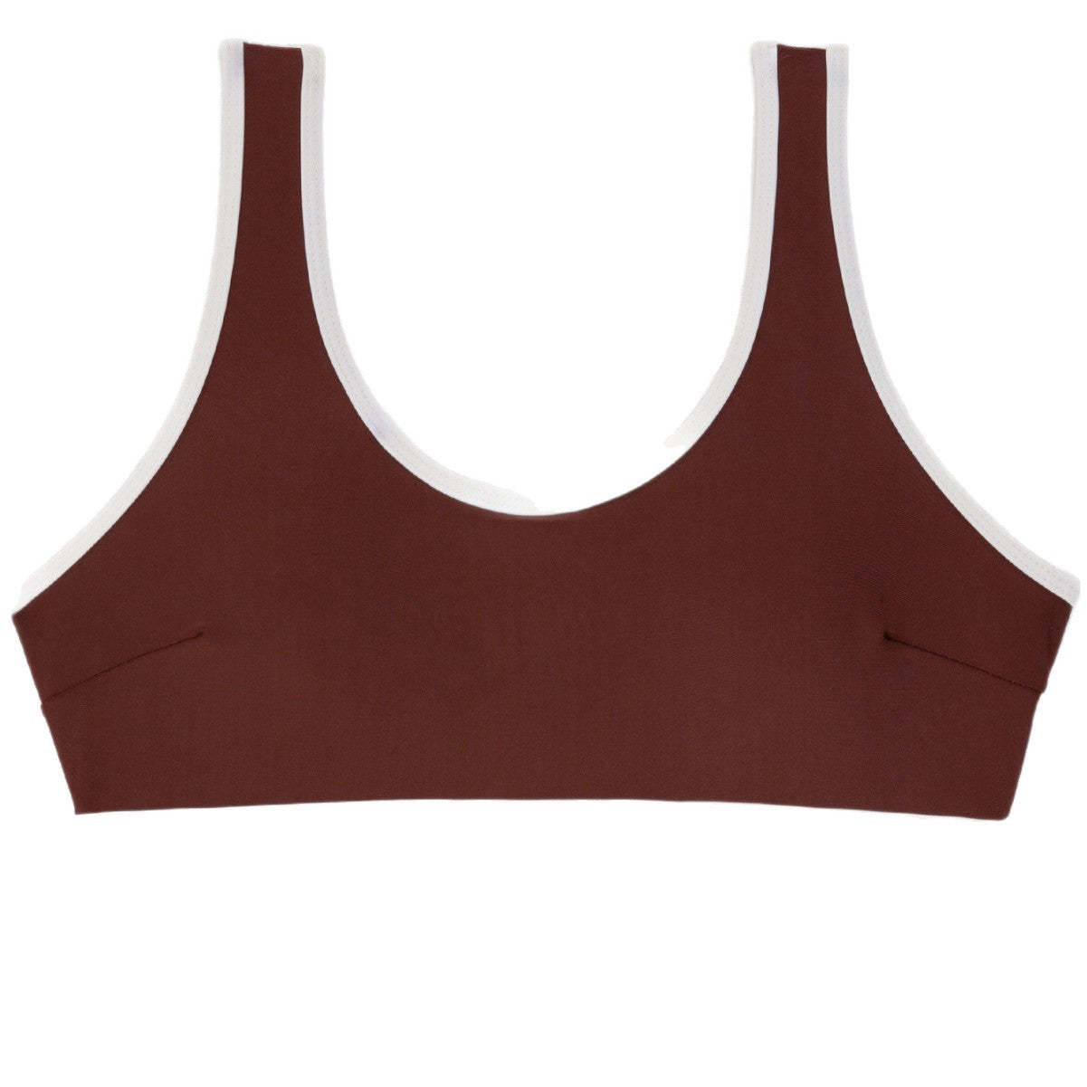 Ensemble bikini triangle pour femmes avec liens ajustables et accents contrastants R&B