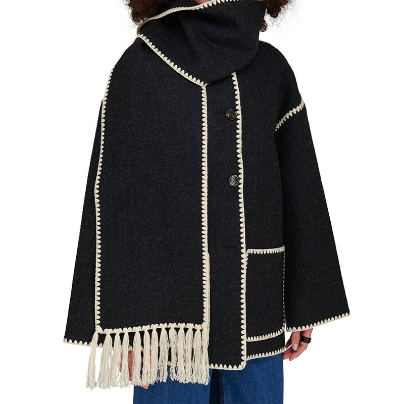 Manteau en laine élégant et confortable pour femmes