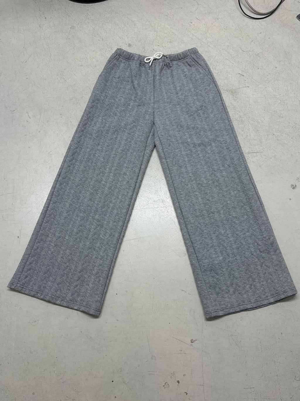 Pantalon Palazzo-Lounge large pour dames en jersey doux avec cordon de serrage et ceinture confortable Echo Archiv