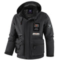 Veste de terrain technique pour hommes avec capuche et poches multifonctionnelles, softshell déperlant Echo Archiv
