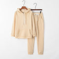 Ensemble de survêtement pour femmes en polaire douce avec sweat à capuche et pantalon de jogging Echo Archive