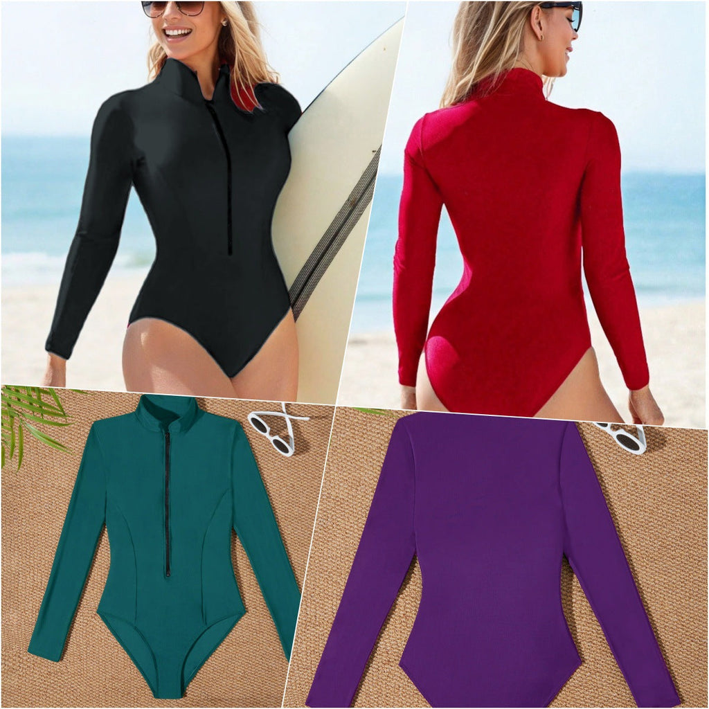 Combinaison de Surf pour Femmes à Manches Longues et Col Haut Echo Archiv