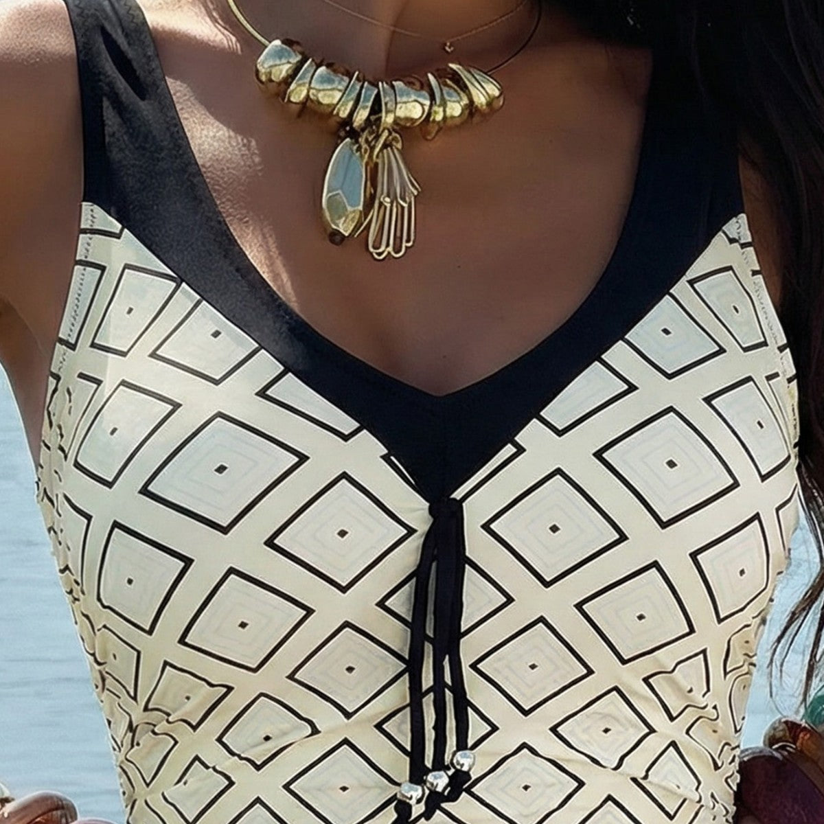Maillot de bain une pièce R&B pour femmes