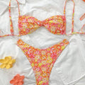 Bikini triangle pour femmes avec design floral et détails en volants Echo Archiv