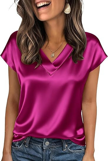 Blouse Satin R&B pour Femmes