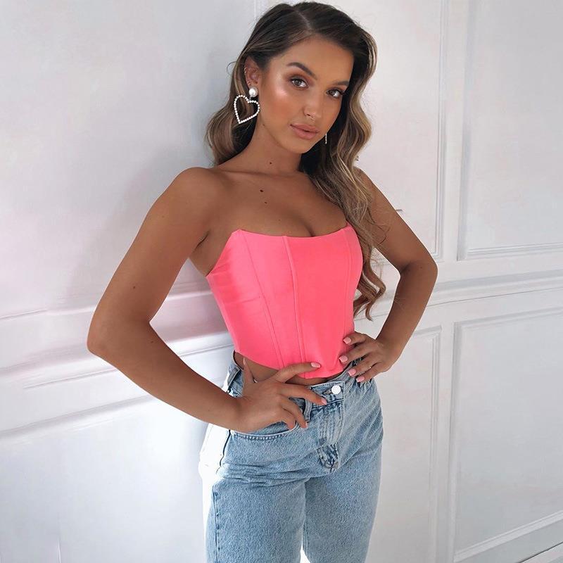 Haut de corset ajusté pour femmes R&B