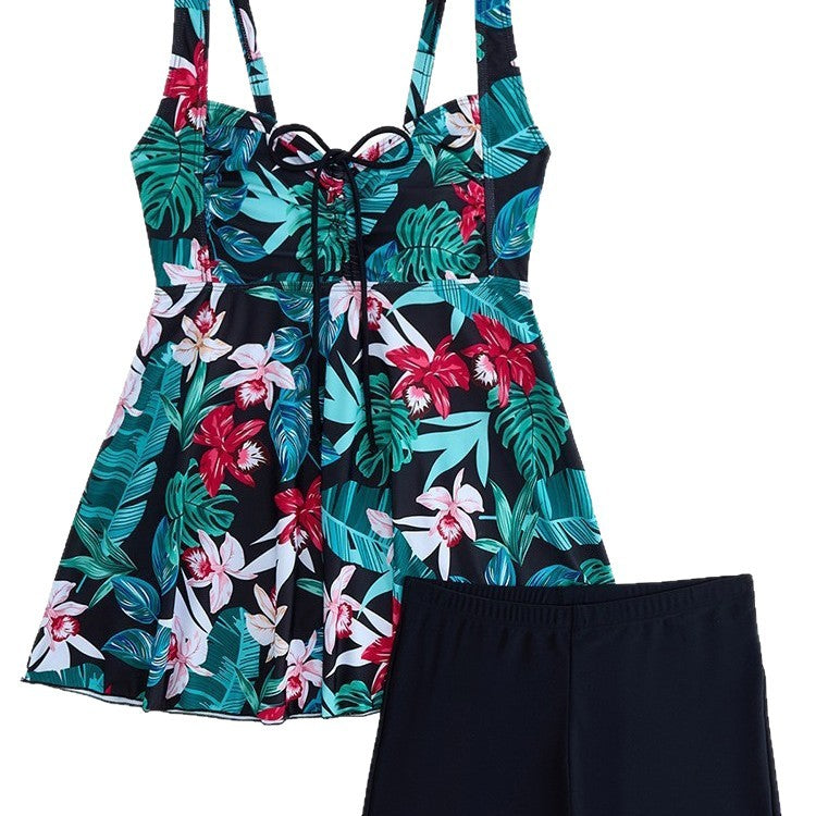 Tankini pour femmes avec haut floral et shorts Echo Archiv