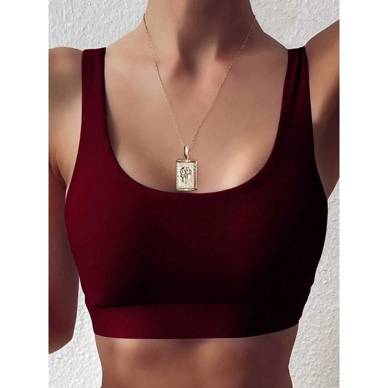 Haut de bikini de loisirs pour femmes avec bretelles larges R&B
