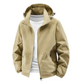Veste à capuche Softshell pour hommes, packable et coupe-vent, avec capuche réglable Echo Archiv