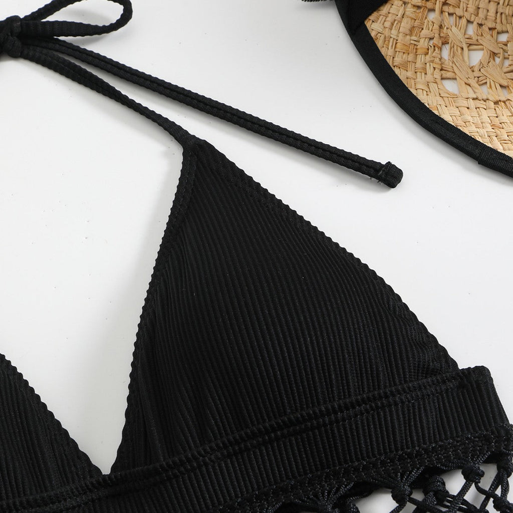 Bikini d'été décontracté pour femmes avec franges à la mode R&B